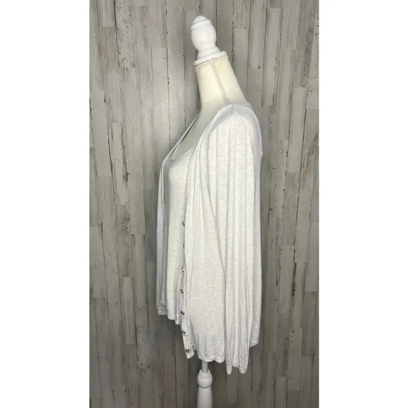 Lilly Pulitzer Women's Gray V-Neck Cardigan & Tank Top Set Size Large - Picture 5 of 11